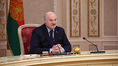Александр Лукашенко на встрече с губернатором Владимирской области РФ Александром Авдеевым