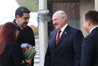 Ceremony of official welcome for Venezuela President Nicolas Maduro at the Palace of Independence in Minsk