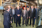 Alexander Lukashenko visits Mogilevliftmash