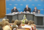 Alexander Lukashenko met with students of the Mogilev State University named after A.A.Kuleshov