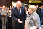 Alexander Lukashenko visits the trade and entertainment center Expobel