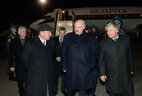 Alexander Lukashenko arrives in Kazakhstan on a working visit