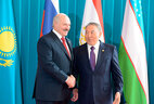 The narrow-format meeting of the CIS Heads of State Council takes place in Burabay, Kazakhstan. In the photo: Alexander Lukashenko and Nursultan Nazarbayev