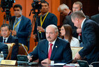 The CIS Heads of State Council approved a set of documents to promote security and counteract new challenges and threats. In the photo: Alexander Lukashenko