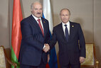Belarus President Alexander Lukashenko meets with Russia President Vladimir Putin