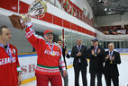 Alexander Lukashenko with the cup
