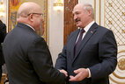 Alexander Lukashenko and Valery Shantsev