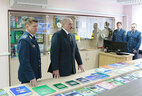 Александр Лукашенко во время посещения Государственного таможенного комитета