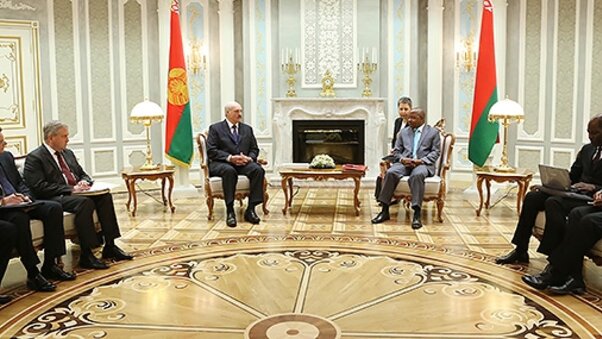 President of Belarus Alexander Lukashenko meets with Prime Minister of Mozambique Alberto Vaquina, 22 July 2014 President of Belarus Alexander Lukashenko meets with Prime Minister of Mozambique Alberto Vaquina, 22 July 2014