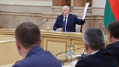Президент Беларуси Александр Лукашенко на совещании по актуальным вопросам здравоохранения