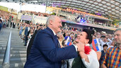 Александр Лукашенко, Славянский базар в Витебске, церемония открытия 