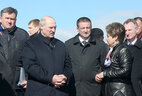 During the visit to Ozeritsky-Agro Company in Smolevichi District