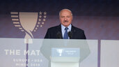 Президент выступает на II Европейских играх 2019 в Минске