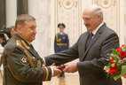 The Order for Service to the Homeland 1st Class is conferred on Chairman of the State Military Industries Committee Lieutenant-General Sergei Gurulev