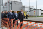Alexander Lukashenko and Petro Poroshenko visit the facilities of the Chernobyl nuclear power plant