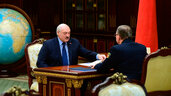 Александр Лукашенко, Генеральный прокурор Андрей Швед, встреча 