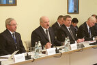 At the extended negotiations with President of Georgia Giorgi Margvelashvili
