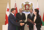 The signing of the agreement on cooperation in education