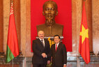 Alexander Lukashenko and Truong Tan Sang