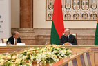 Председатель Мюнхенской конференции по безопасности Вольфганг Ишингер и Президент Беларуси Александр Лукашенко
