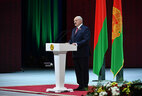 Belarus President Alexander Lukashenko at the solemn meeting on occasion of Belarus’ Independence Day