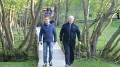 А.Г.Лукашенко и Д.А.Медведев на Малой Родине Президента