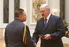 The Order for Service to the Motherland Third Class is awarded to the Chief of the interior department of the Minsk City Hall Police Major-General Alexander Barsukov