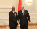 Alexander Lukashenko receives credentials from Ambassador Extraordinary and Plenipotentiary of the Republic of Zambia to the Republic of Belarus, resident in Moscow Fredrick Hapunda