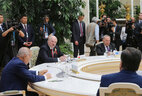 Президент Беларуси Александр Лукашенко на неформальной встрече Совета глав 
государств - участников СНГ