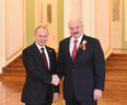 President of Belarus Alexander Lukashenko and President of Russia Vladimir Putin