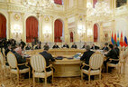At the session of the Supreme Eurasian 
Economic Council in the extended format