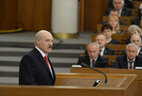 Во время встречи с белорусскими парламентариями