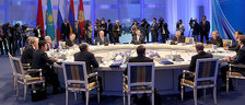 President of Belarus Alexander Lukashenko takes part in the session of the Supreme Eurasian Economic Council, 29 May 2014