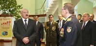 Belarusian President Alexander Lukashenko visits the State Forensics Committee