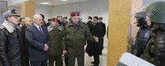 Alexander Lukashenko visits military unit No. 3214, 5 March 2015