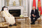 During the talks with Crown Prince of Abu Dhabi Sheikh Mohammed bin Zayed Al Nahyan