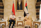 Belarus President Aleksandr Lukashenko has begun a visit to the United Arab Emirates