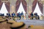 During the meeting with UAE Vice President Sheikh Mohammed bin Rashid Al Maktoum