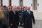 Belarus President Aleksandr Lukashenko and Federal President of Austria Alexander Van der Bellen