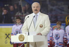 Alexander Lukashenko attended the opening ceremony