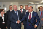 Belarus President Aleksandr Lukashenko and President of the National Council of Austria Wolfgang Sobotka