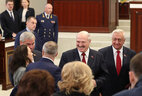 Аляксандр Лукашэнка з удзельнікамі пасяджэння