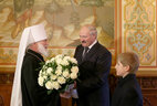 Alexander Lukashenko and Metropolitan of Minsk and Slutsk Pavel, Patriarch Exarch of All Belarus