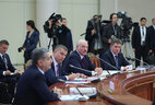 Belarus President Aleksandr Lukashenko at the expanded meeting of the Supreme Eurasian Economic Council