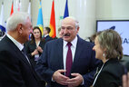 Belarus President Aleksandr Lukashenko after the Supreme Eurasian Economic Council summit in Saint Petersburg