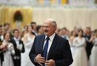 Aleksandr Lukashenko during the Vienna Ball in the Palace of Independence