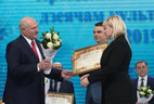 Workers of the Brest City Cultural Center receive the special prize in recognition of their achievements in the development of amateur art, organization of large-scale events timed to the 1000th anniversary of Brest, and implementation the interstate program “Brest – the CIS Capital of Culture 2019”