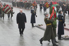 The wreath-laying ceremony
