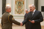 President of Belarus Alexander Lukashenko presented general’s shoulder straps to senior officers at a meeting with top officers of the Armed Forces and law enforcement bodies. Major-general’s shoulder straps are presented to colonel Igor Pechen