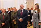Президент Беларуси Александр Лукашенко во время посещения интерактивных площадок